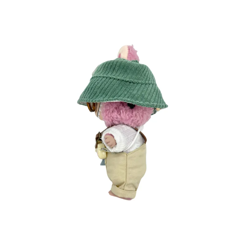 [Modified Doll] POP MART Labubu THE MONSTERS Heartbeat Macaron Vinyl Face Spring Travel Hang Tag Box 17cm-1