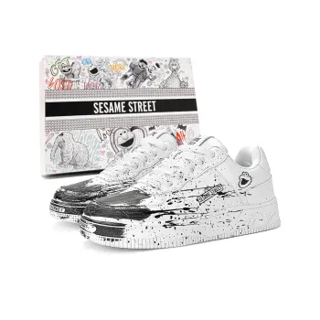 SESAME STREET Thermal Slip Resistant, Abrasion Resistant, Balance Height Increasing Low Top Skateboard Shoes Unisex