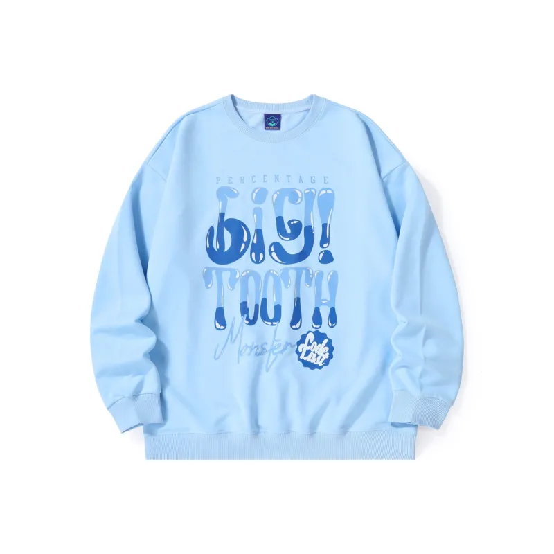 Bt Crew Neck Loose Fit Sweatshirt Spring Fall Unisex-6