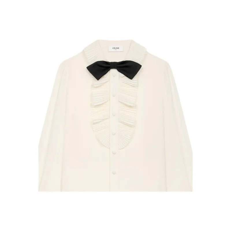 CELINE Shirts Women's Ivory-3