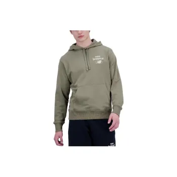 New Balance Essentials Reimagined French Terry Hoodie Sweatshirt Men's Green