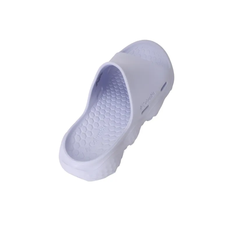 Columbia Quick Dry Slide Slippers Women's White Purple-2