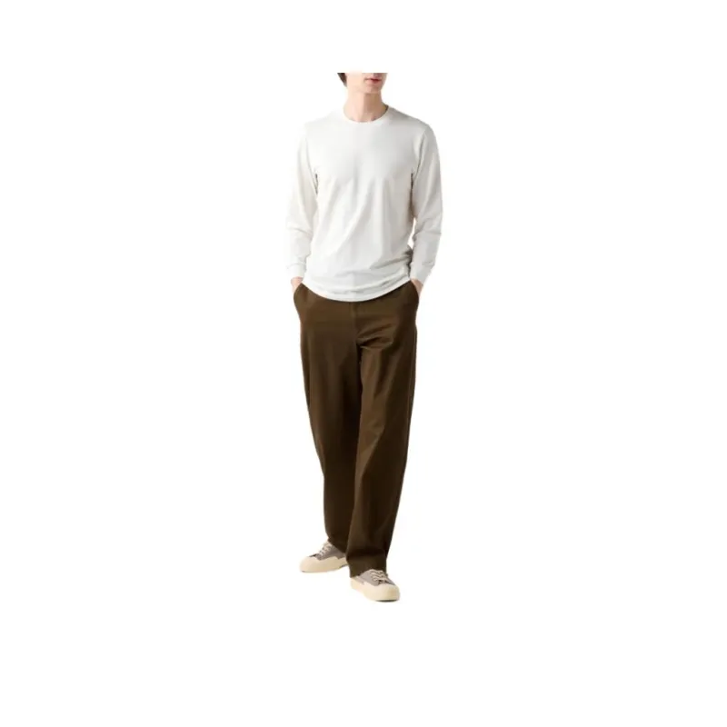 UNIQLO T Shirts Men Ivory-0