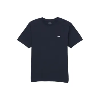 Vans Left Chest Logo T-Shirt Unisex Navy Blue / White