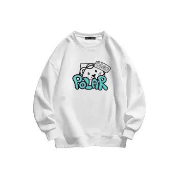 POLAR BEAR Sweatshirt Unisex White