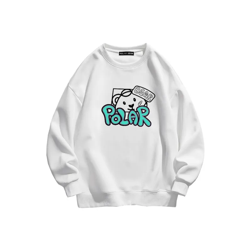 POLAR BEAR Sweatshirt Unisex White-0