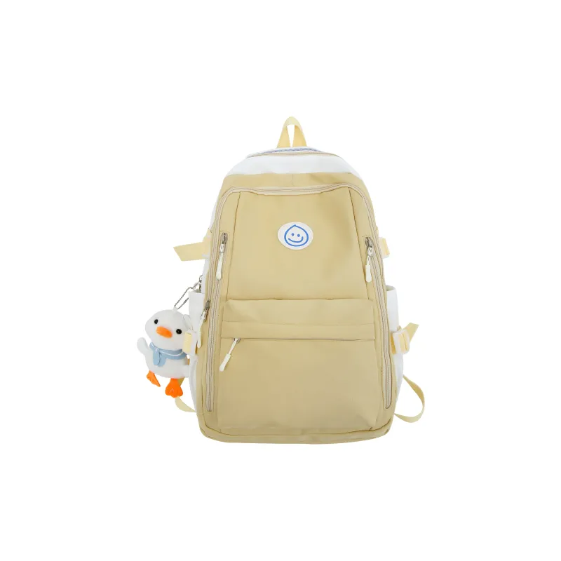 H YXIANG Nylon Backpack Unisex Multicolor-3