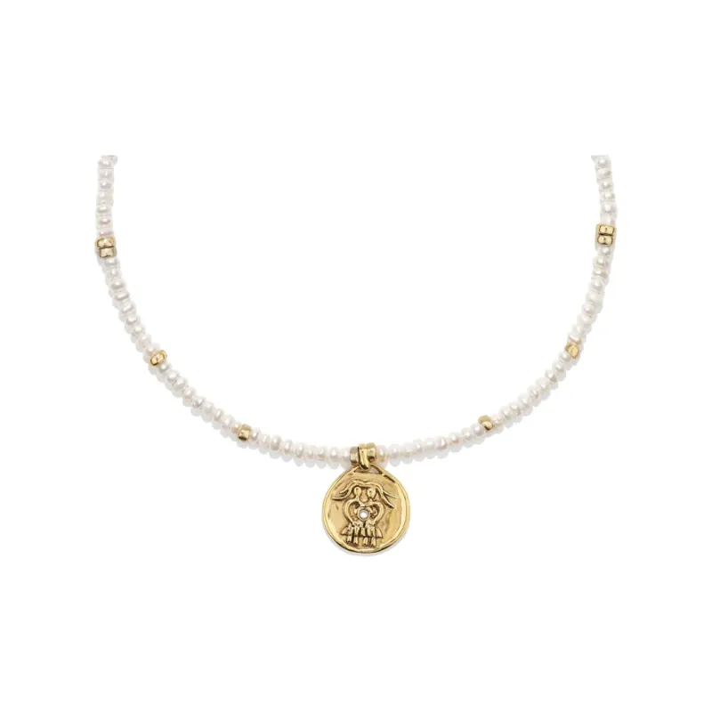 Goossens Astro Capricorn Pearls Necklace-0