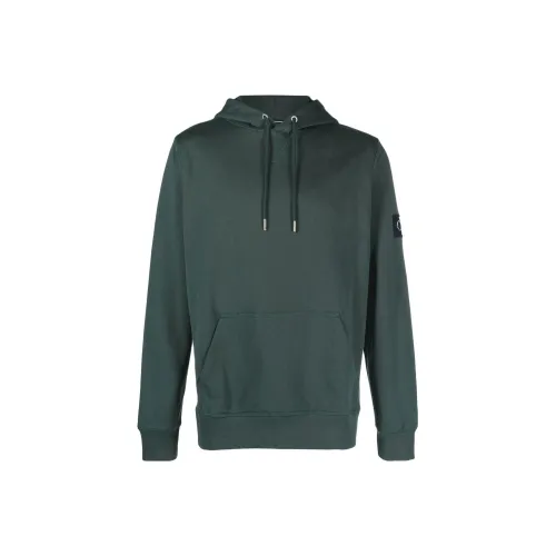 Calvin Klein Logo patch Drawstring Hoodie