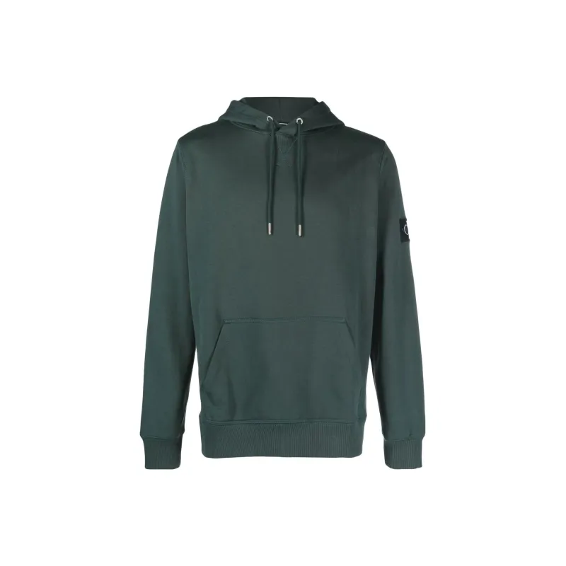 Calvin Klein Logo patch Drawstring Hoodie-0