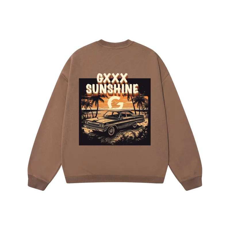 GXXX Pullover Crew Neck Sweatshirt Unisex-6