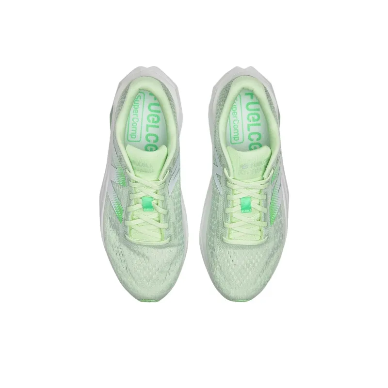 New Balance NB FuelCell SuperComp Trainer V3 Anti Slip Wear Resistant Low Top Training Running Shoes Men's White Green-4