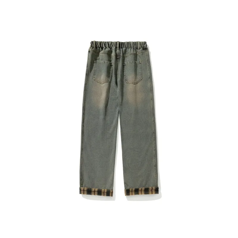 ALI THE FOX Jeans Unisex Yellow Mud-1