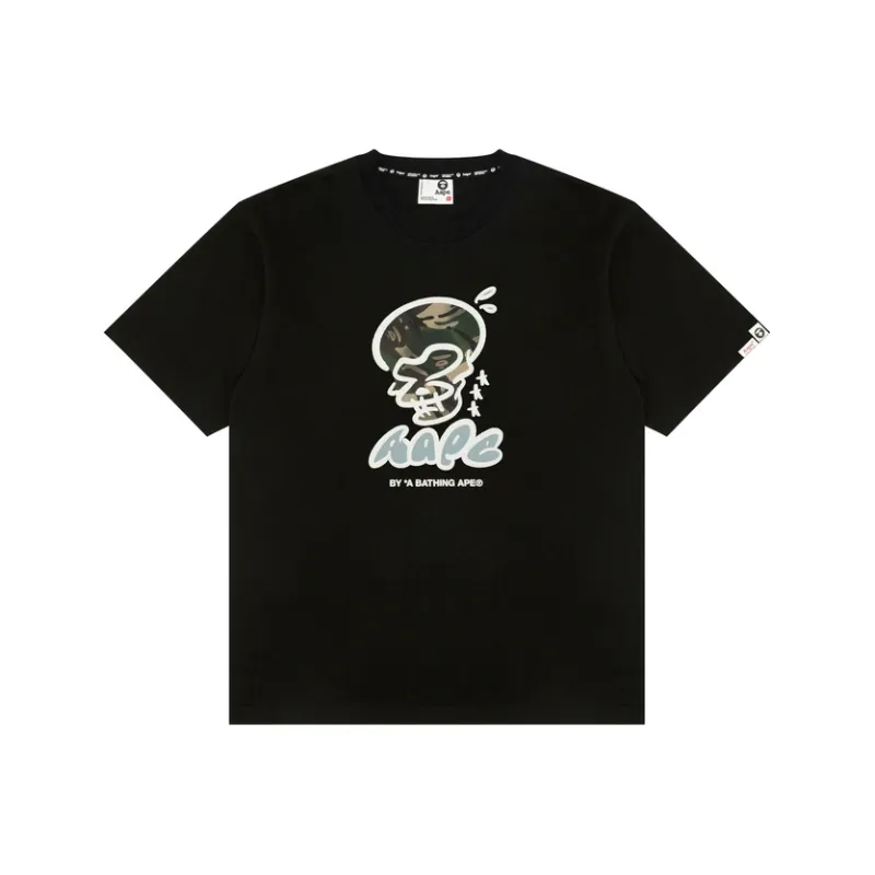 Aape By *A Bathing APE® Logo print T Shirt-0