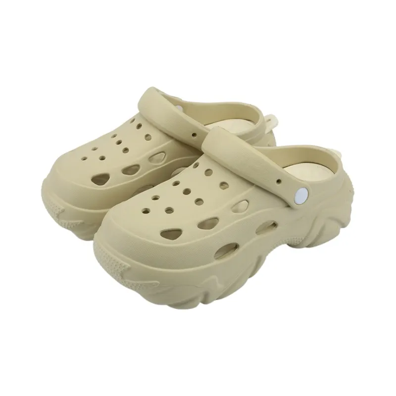 Warm Edge Closed Toe Women's Summer Indoor Minimalist Style Platform Detachable Reversible Slippers-7