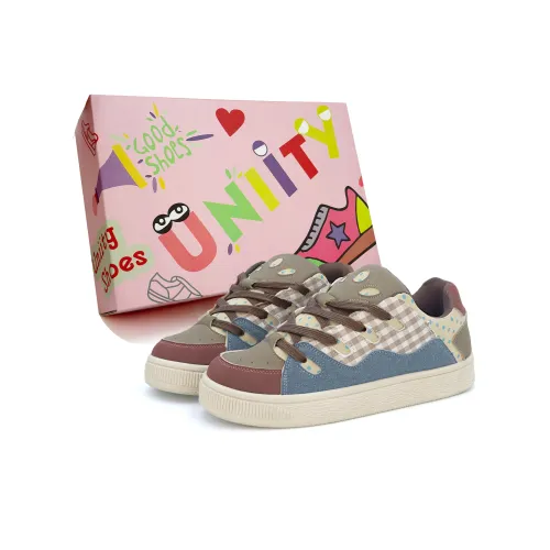 UNIITY Skateboard Shoes Women's Low Top Cameo Brown