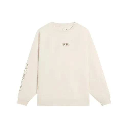 LiNing Sports Life Collection Sweatshirt Unisex Swan White