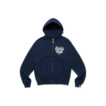 HUMAN MADE Heart Zip Up Sweat Hoodie FW22