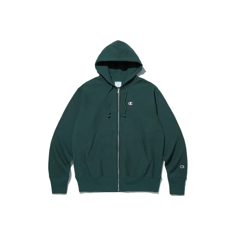 Champion Reverse Weave Sweatshirt Unisex Dark Green-0