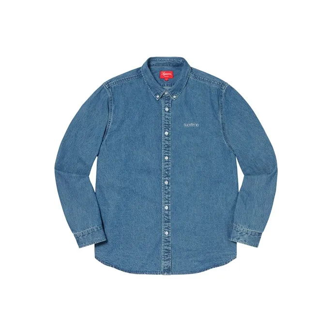 Supreme Washed Twill Shirt-0