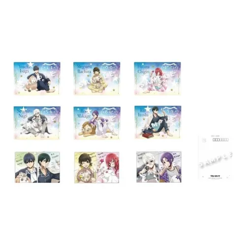 TAKARA TOMY Blue Lock, Blue Lock, Constellation, Set Anime / Games Postcards