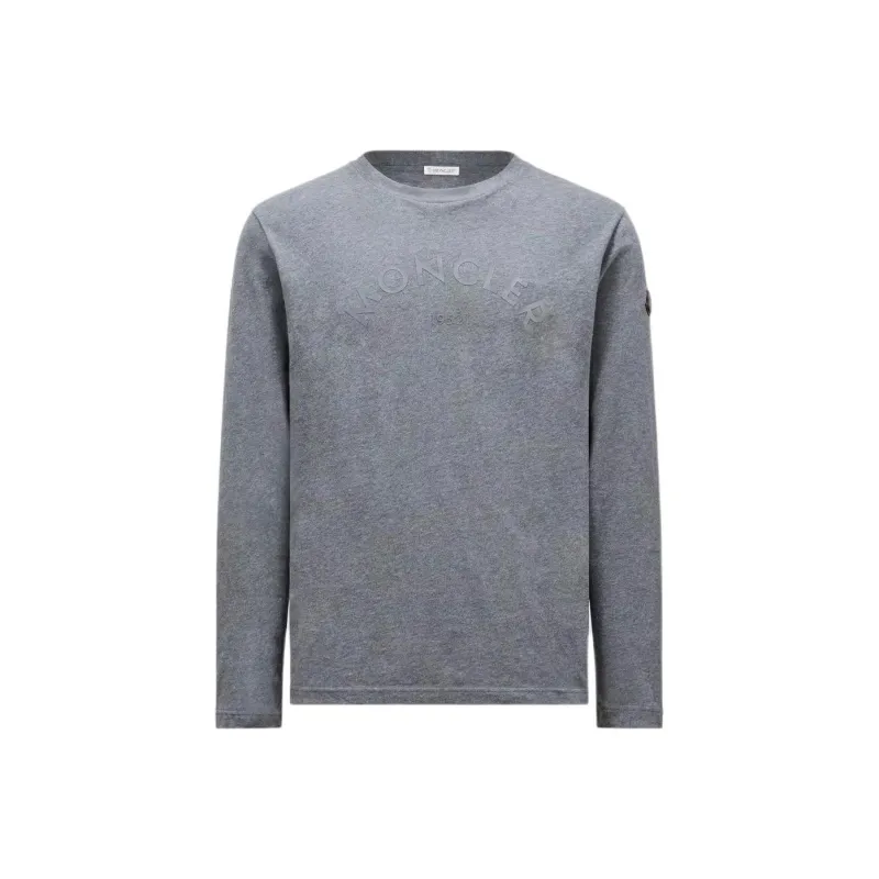 Moncler Logo Printed Long Sleeve T Shirt-0