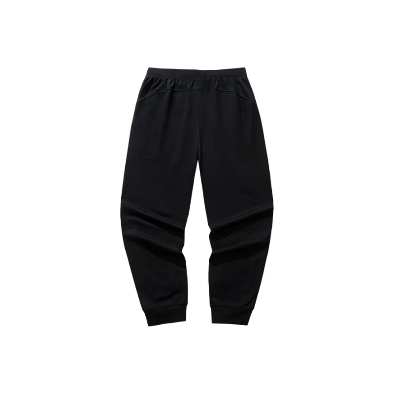Anta Life Collection Knitted Sweatpants Men's Basic Black-1