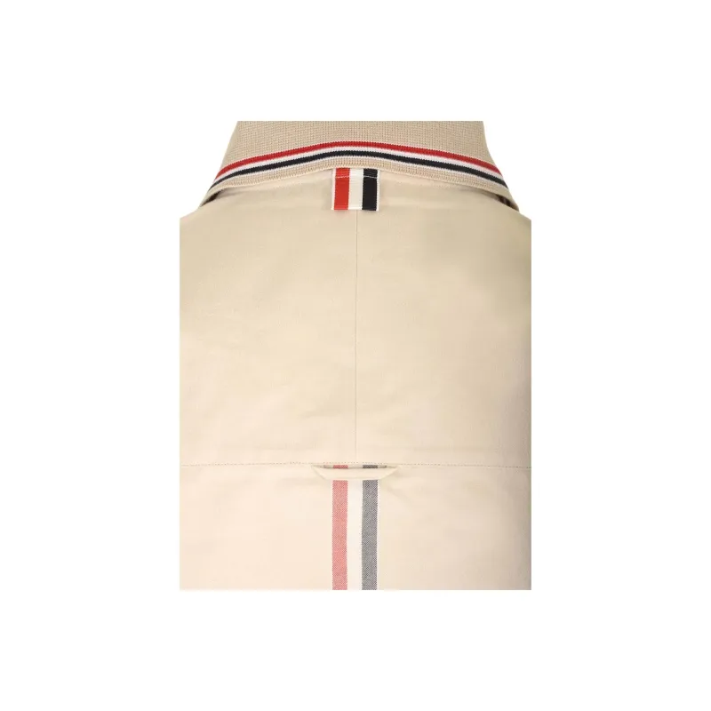 THOM BROWNE Rwb Striped Curved Hem Shirt-2