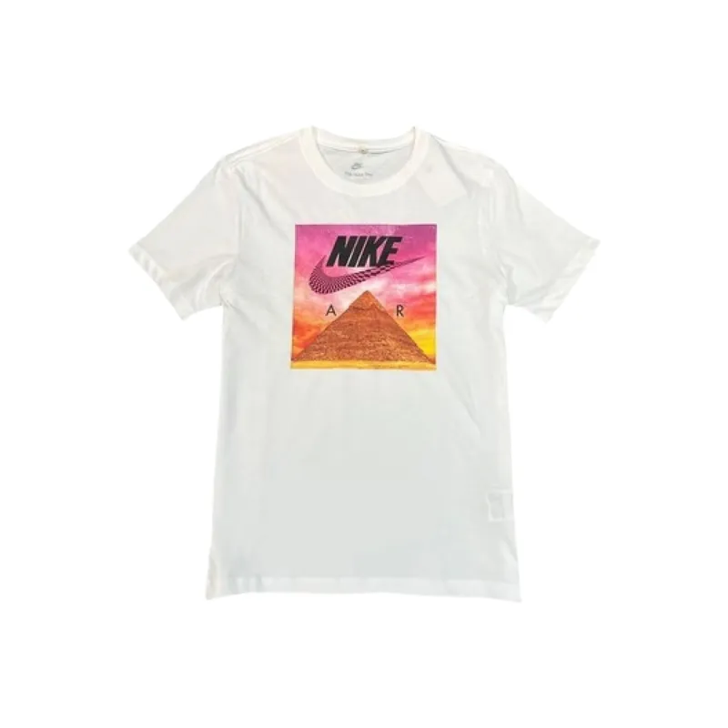 Nike T Shirts Men White-0