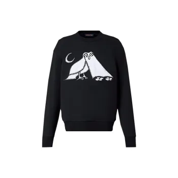 LOUIS VUITTON Lv Comics Owl Patch Crewneck