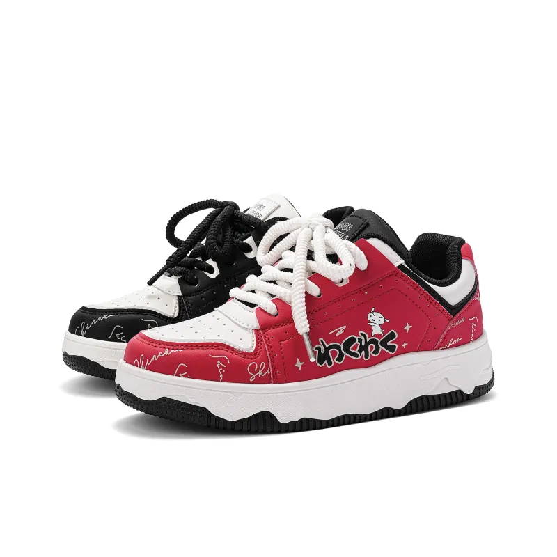 Crayon Shinchan Low Top Skateboard Shoes Unisex-39