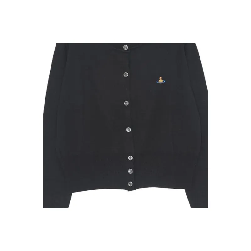 Vivienne Westwood Orb Embroidered Cropped Cardigan-7