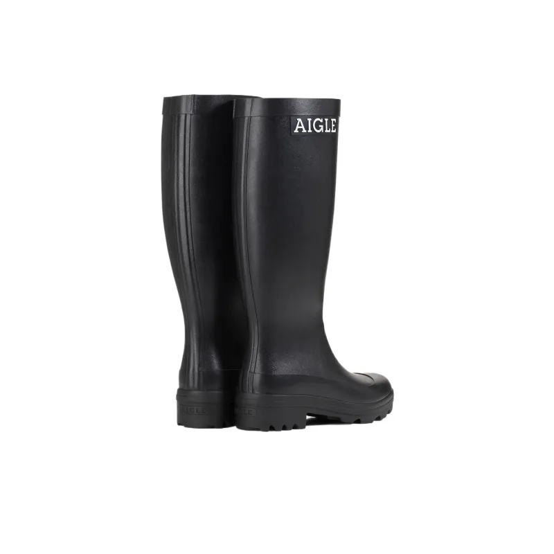 AIGLE Atelier Rain Boots Unisex Black-3