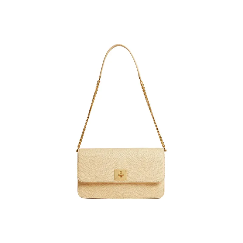 Golden Goose Sheepskin Shoulder Bag Women's Vanilla-1