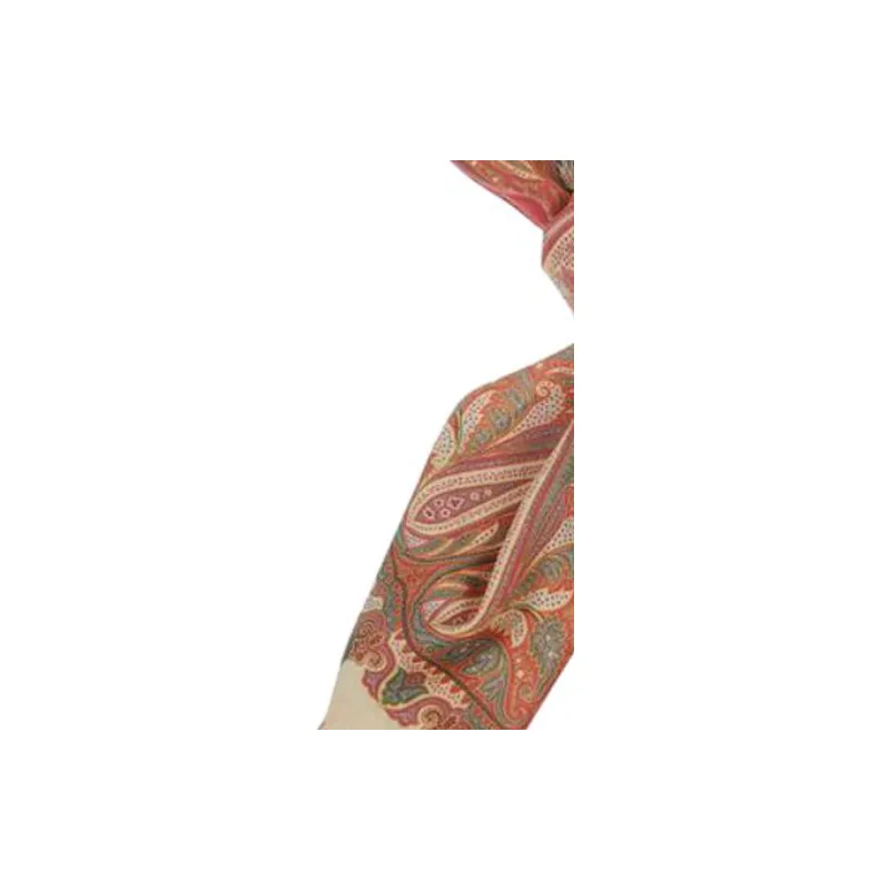 ETRO Fringed Detail Printed Scarf-2