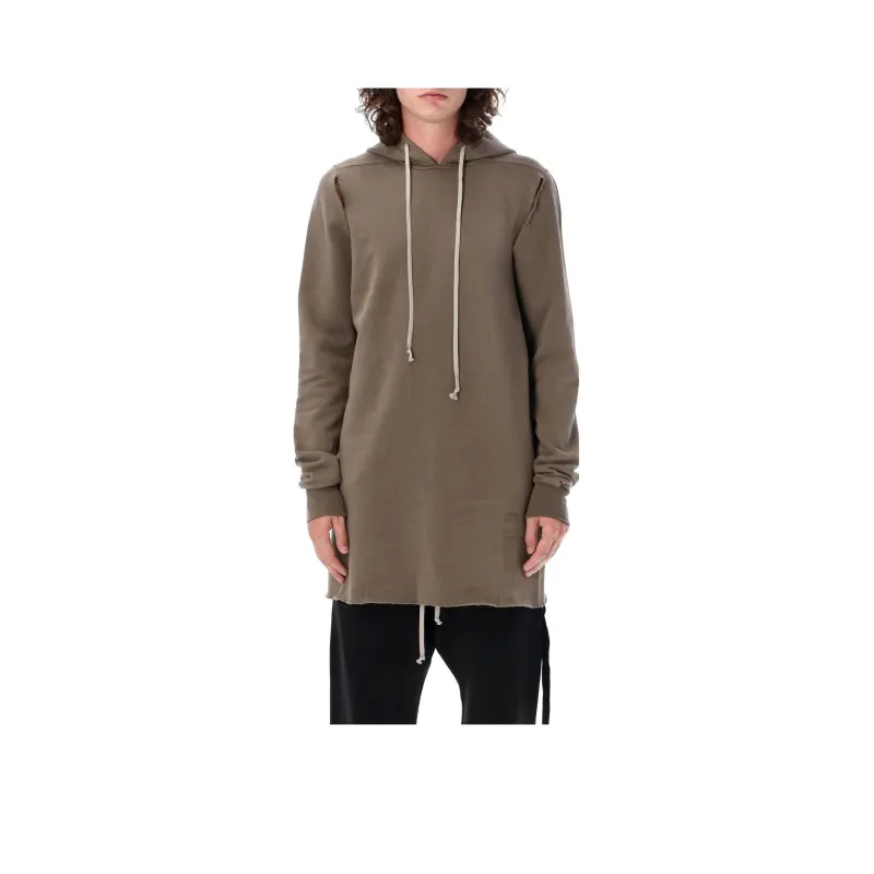 Rick Owens DRKSHDW Cut Out Detailed Long Hoodie-0