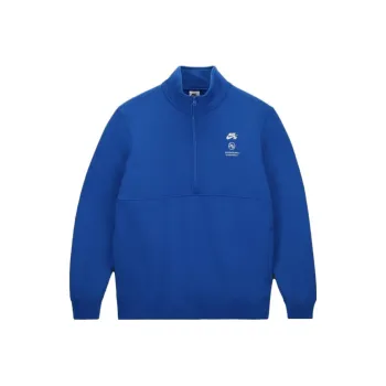 Nike Sb X Fly Streetwear 1/2 Zip Fleece Skate Top Asia Sizing