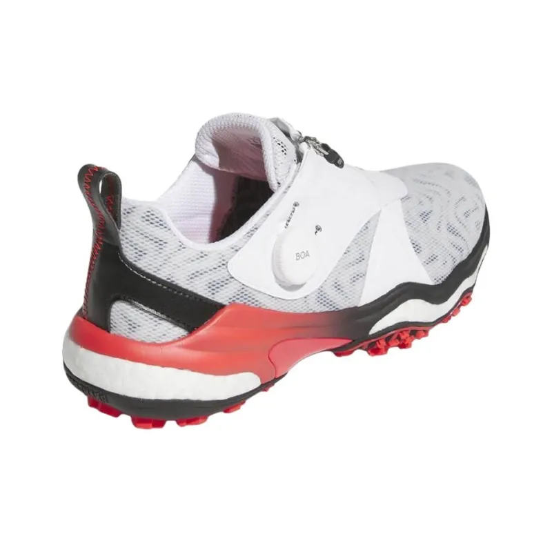 Adidas CODECHAOS 25 Slip Resistant And Breathable Low Top Golf Shoes Men's White Gray-2