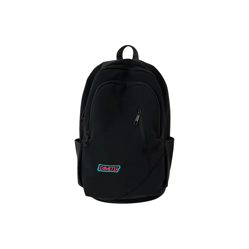 Single Warehouse Nylon Backpack Regular Unisex White/Blue/Purple/Black-19