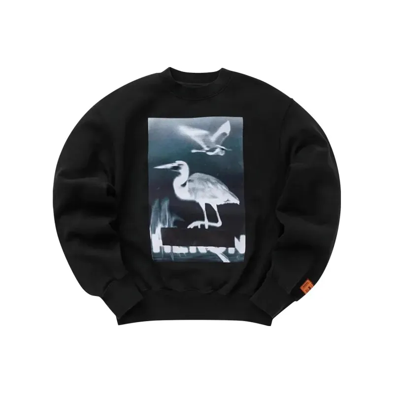 HERON PRESTON Censored Heron Logo Sweatshirt-0