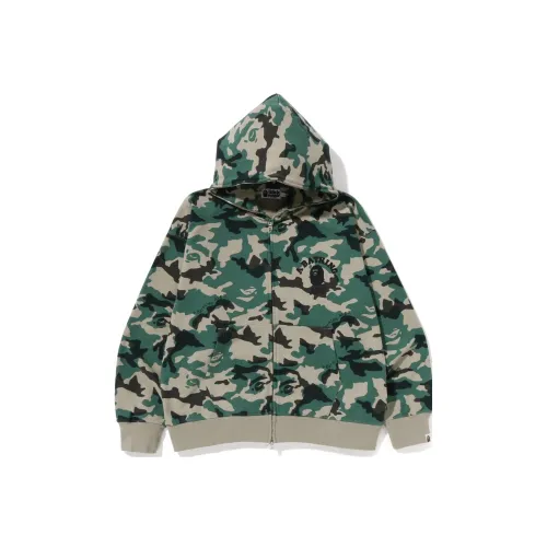A BATHING APE SS23 WOODLAND CAMO Sweatshirts Men Green