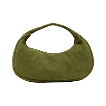 ST. AGNI Suede Handbag Regular Women's Green