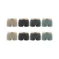 8 Pack (Dark Gray 2+Green 2+Apricot 2+Black 2)