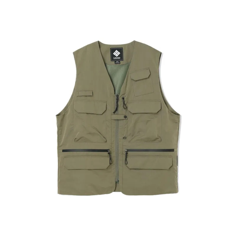 Columbia Log Rive Vest Men's Green-0