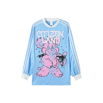 CONP SS24 T Shirt Unisex Pink Blue Clash