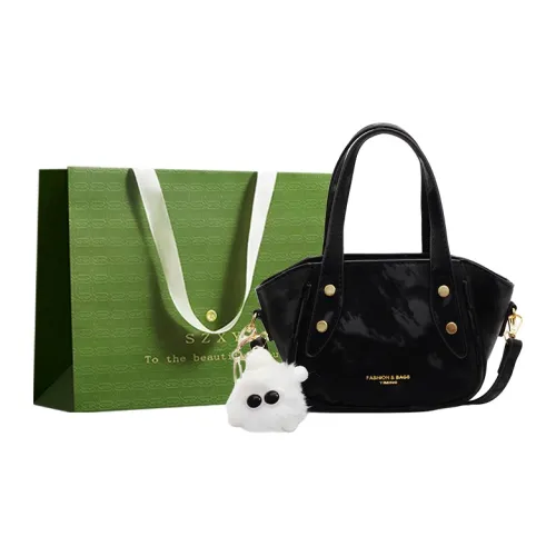 Three Ducklings PU Handbag Shoulder Bag Crossbody Bag Women's Ecru/Silver/Black/Pink