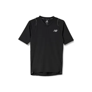 New Balance PMV KIMBIA T Shirt Unisex Black