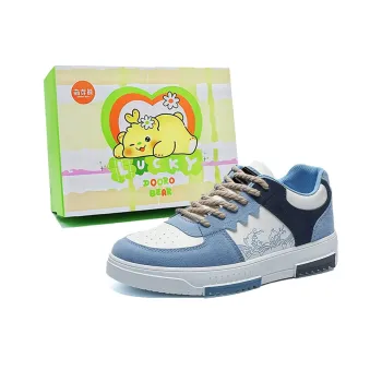 Budding Bear Abrasion Resistant Slip Resistant Low Top Skateboard Shoes Men's