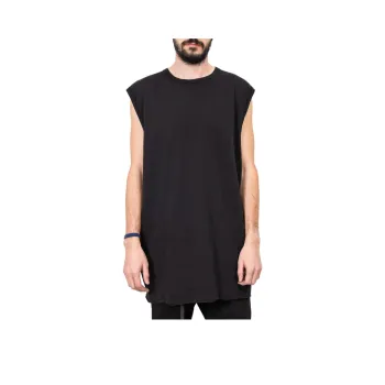 BORIS BIDJAN SABERI Raw cut Hem Tank Top