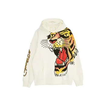 Ed Hardy Sweatshirts Men Ivory White